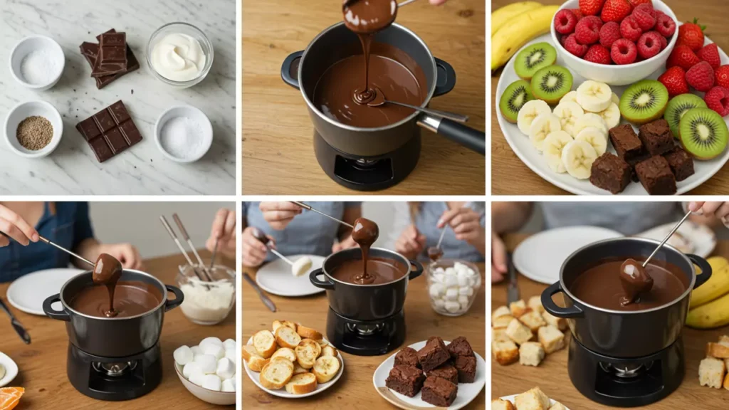 Como Fazer Fondue de Chocolate em Casa