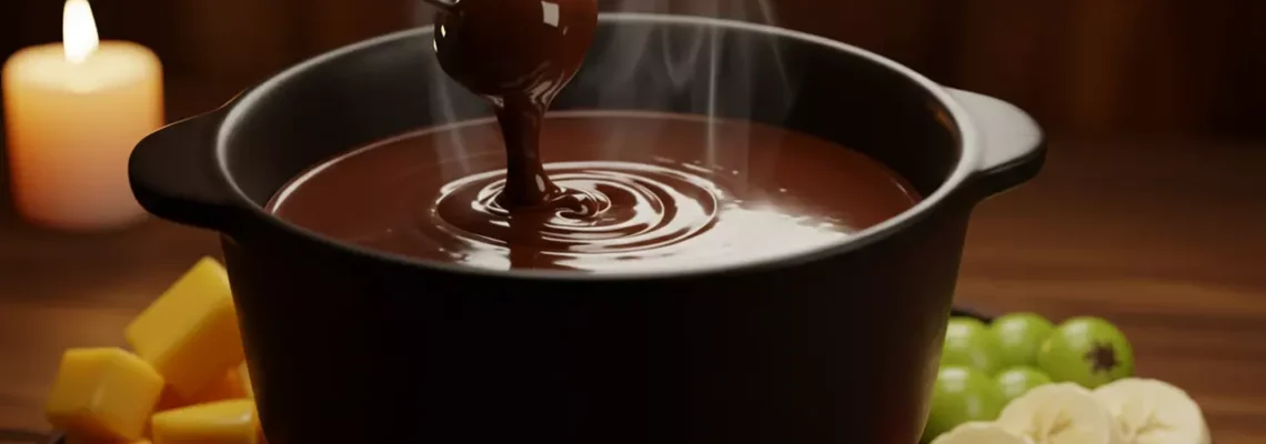 Como Fazer Fondue de Chocolate em Casa
