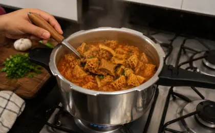 Dobradinha na panela de pressão
