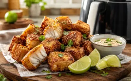 Torresmo de Peixe na Airfryer crocante em 12 minutos