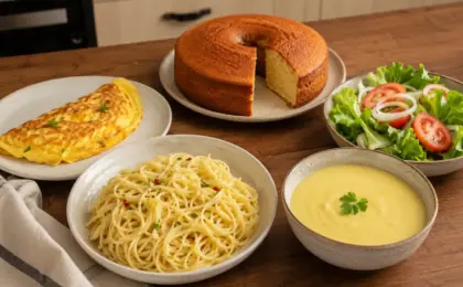 Receitas com poucos ingredientes