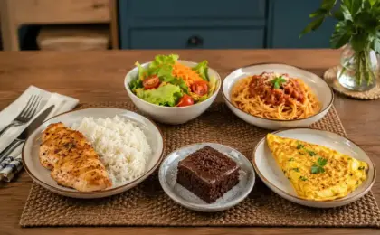 Receitas para uma pessoa